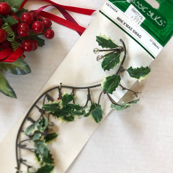 Vtg Holiday Faux Greenery - Picture 6 of 14